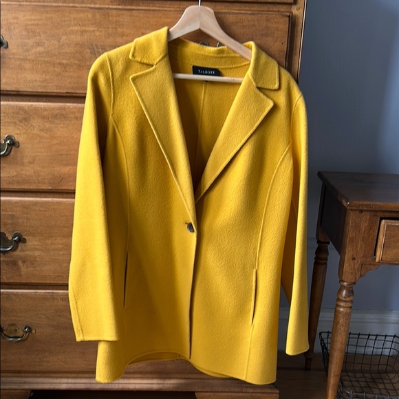 Talbots Jackets & Blazers - Talbots Yellow Blazer Modern Suit Jacket